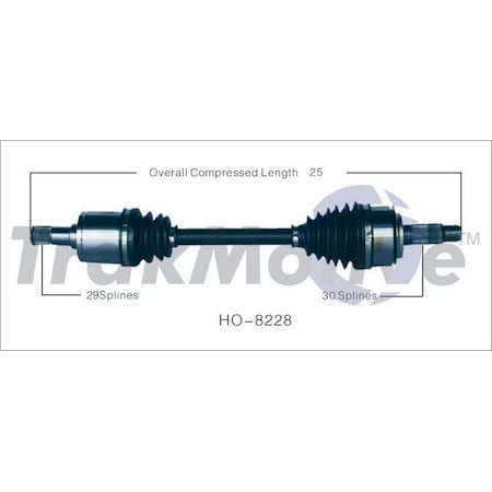 Surtrack Axle Cv Axle Shaft, Ho-8228 HO-8228